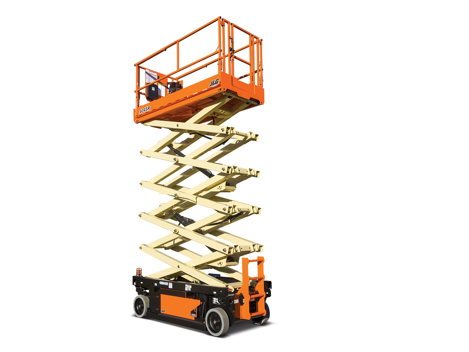 Self-propelled scissor lift 14 m working height