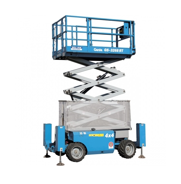 Scissor lift with diesel drive 12 m