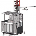 Haspel-Platforma dezvoltat pentru instalare in casa liftului - 1200 kg